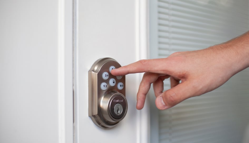 ADT smartlock on a Erie home